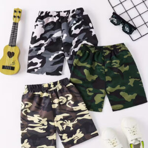 Kids Camouflage Shorts Set